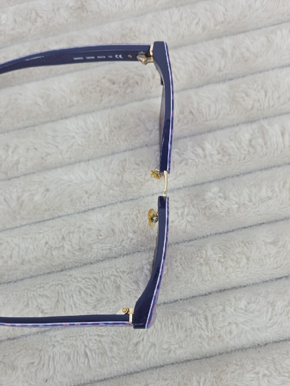 kate spade Purple Floral Cat-Eye Sunglasses with Gold Accents - Picture 2 of 9